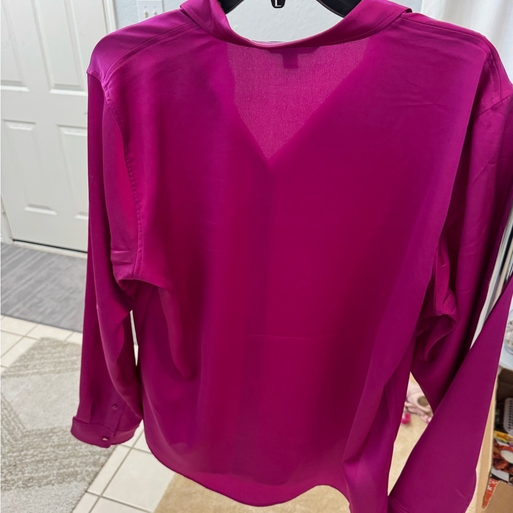 Lauren. Ralph Lauren silk women’s blouse button up. Extra large - Picture 2 of 3